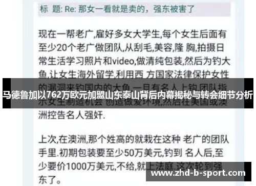 马德鲁加以762万欧元加盟山东泰山背后内幕揭秘与转会细节分析 马德鲁加以762万欧元加盟山东泰山背后内幕揭秘与转会细节分析